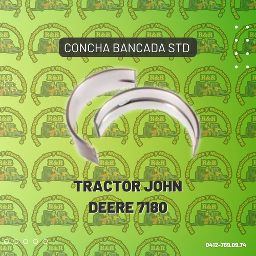 Concha Bancada Std Para Tractor John Deere 7180