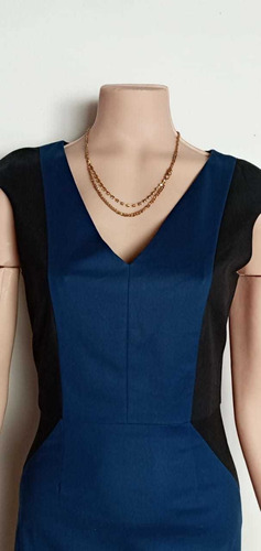 Vestido Zara Xs Formal Combinado Fiesta Oficina