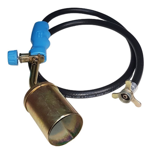 Soldador Soplete Membrana Con Llave De Gas Boca 50mm P/ 3kg