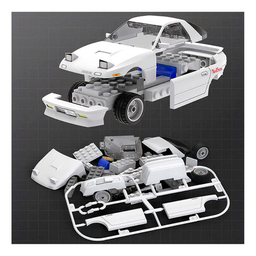 Auto Initial D Mazda Fc35 Rx-7 Red Suns - Cada