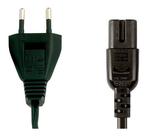 Imagen 2 de 6 de Cable Alimentacion F8 Interlock 1.5mts - Tecsys Financiado