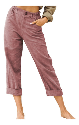 Pantalones En Forma De F Para Mujer, A La Moda, De Color Lis