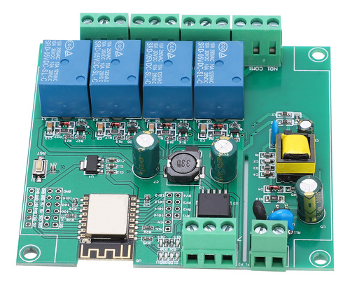 Módulo De Relé Wifi De 4 Canales, Placa De Desarrollo Esp826