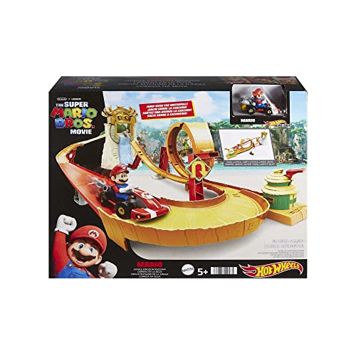 Hot Wheels The Super Mario Bros. Movie Track Set, Jungle Kin