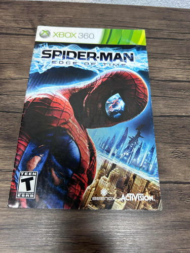 Manual Spiderman Edge Of Time Xbox 360 Original