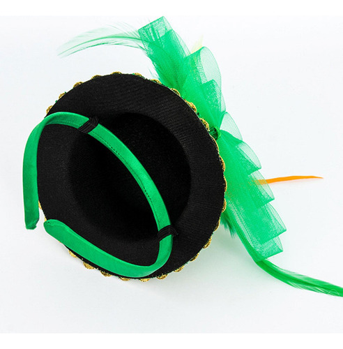 Diadema Del Día De San Patricio, Sombrero De Plumas,