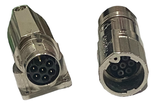 Conector Industrial 7 Pines Hembra Y Macho (Usado)