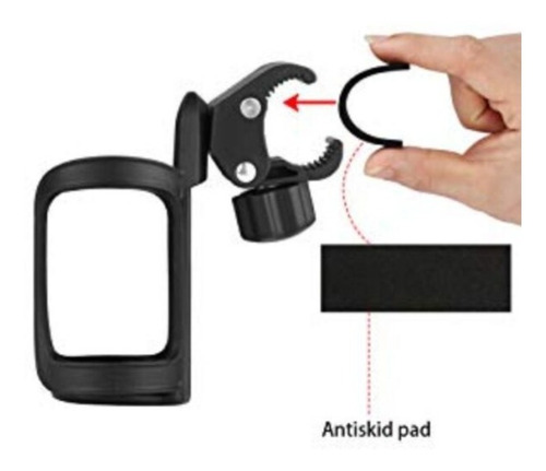 Imagen 2 de 5 de Porta Termo Universal Para Coche De Bebe Y Bicicletas