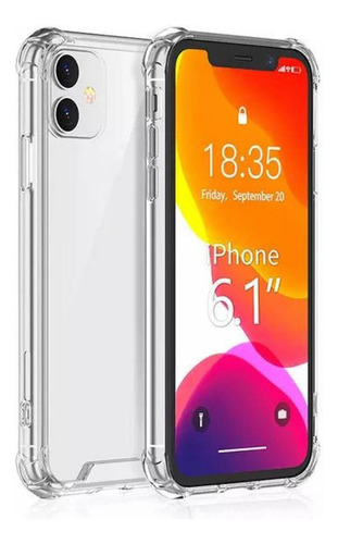 Funda Para Iphone Transparente Antigolpes Reforzada Iph 11 Pro Lisa