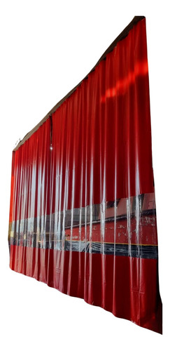 Cortina Cabine 22,00l X 6,00a Cinza C/ Visor Completa