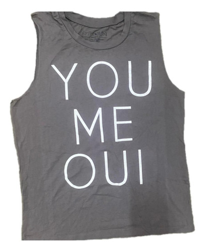 Camiseta Ligera Estampada You Me Oui Para Dama Moda 