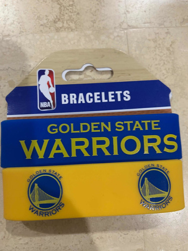 Brazaletes Silicon Nba Golden State Warriors 1 Par