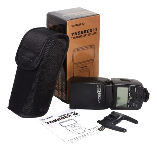 Flash Yongnuo Yn-568ex Iii Ttl P/ Nikon D3200 D3500 D5100