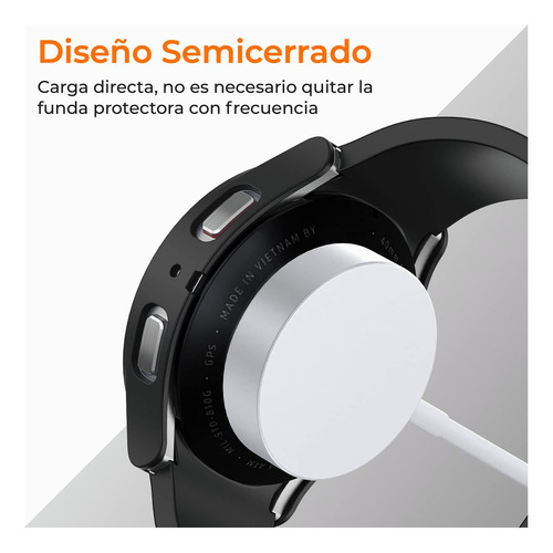 . 2pzs Funda Protector Mica Para Galaxy Watch 4/5 40/44mm