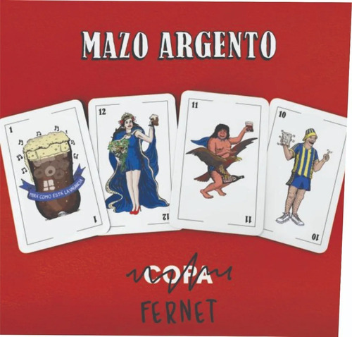 Mazo Argento - Naipes Argentinos Juego Poppular Previa Truco