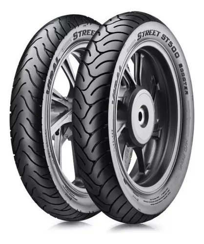 comprar Par Pneu Vipal Scooter 100\u002F80-16 120\u002F80-16 St500 Sem Camara