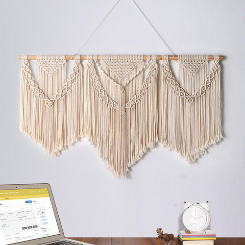 Tapiz Grande Tejido De Macramé Para Colgar En La Estilo A
