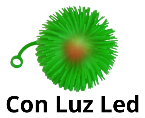 12 Pelotas Puffer Squishy Ball Antiestres Con Luz Led