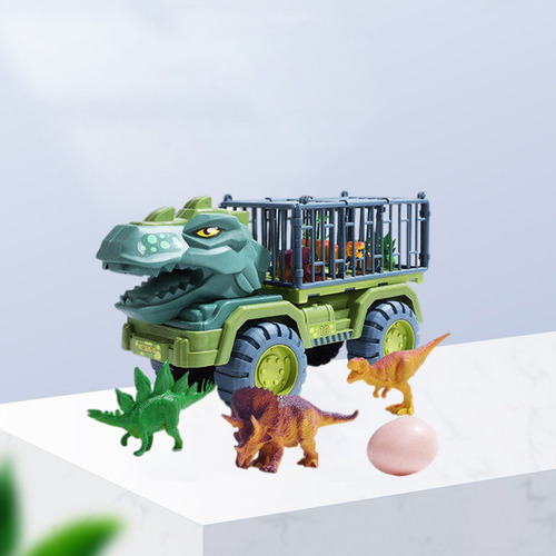 Imagen 7 de 10 de Juego De Juguetes De Coches De Transporte De Dinosaurios