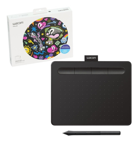 Tablet Wacom Intuos Digitalizadora Dibujo Ctl4100 Usb Negra