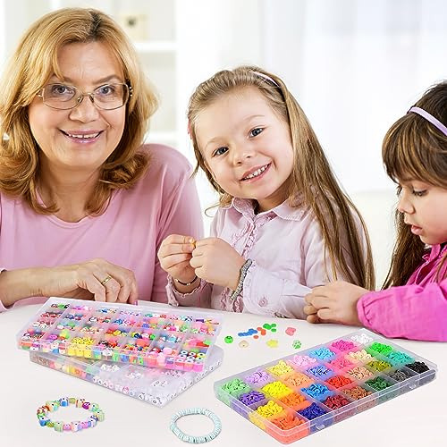 Cuentas De Arcilla De Frutas Y Flores, Kit Hacer Pulser...