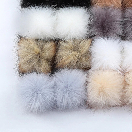 Pompones For Gorro De Tejer Manualidades 32 Piezas 8cm