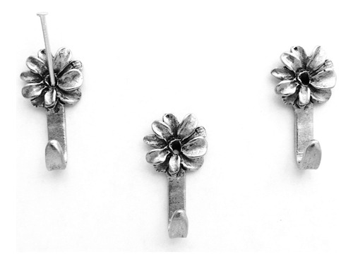 3 Pc Set S Flor Metal Gancho