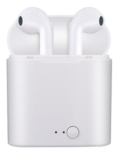 Imagen 2 de 3 de Auriculares in-ear inalámbricos i7S TWS blanco