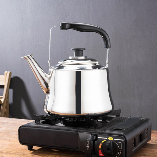 Hervidor De Té Silbante De Acero Inoxidable Mango Escaldado