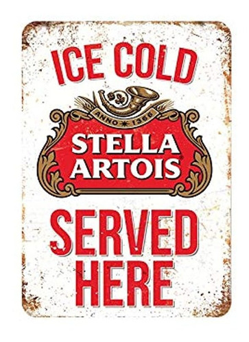 Stella Artois - Cartel De Cerveza Para Hombre, Decoración De