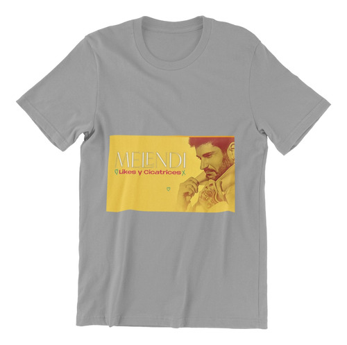 Polera Unisex Melendi Musica Gira Dorado Estampado Algodon