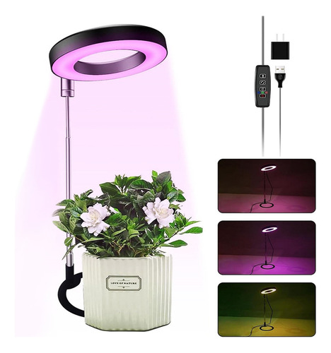 Lámpara De Crecimiento De Luz Regulable For Plantas Timable