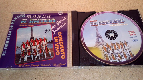 Banda El Recodo Cd Concierto En Vivo Desde París Francia