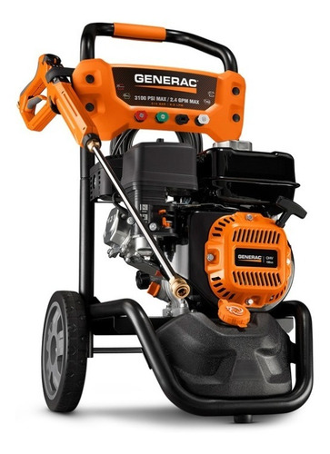 Hidrolavadora Generac De Gasolina 3100 Psi, 6.5 Hp, 196cc