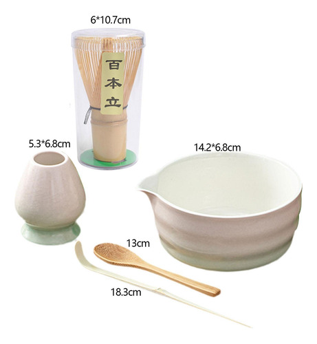 Matcha Tea Set Ceremonía De Té Mezcla Mezcla Tazón Rosa
