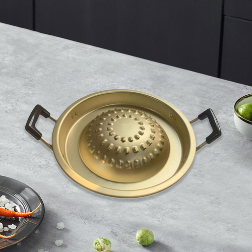 Sartén Para Asar Barbacoa Coreana Tailandesa, Sartén 28 Cm