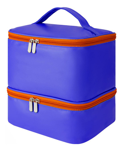 Estuche De Transporte Para Esmalte De Uñas, Portátil Azul