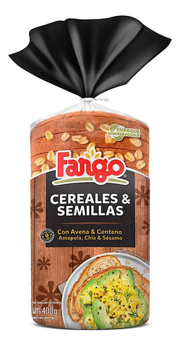 Pan Cereales Y Semillas Nueva Receta Fargo X 400 Grs