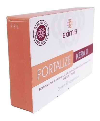 Promoção Eximia Fortalize Kera D 30comprimidos.