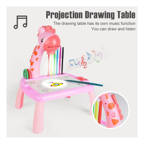 Mesa De Proyección De Dibujo Infantil Gift Giraffe