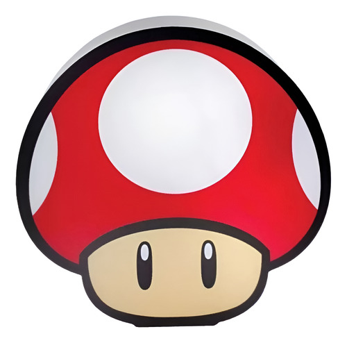 Lámpara Luz Decorativa Niños Hongo Super Mario