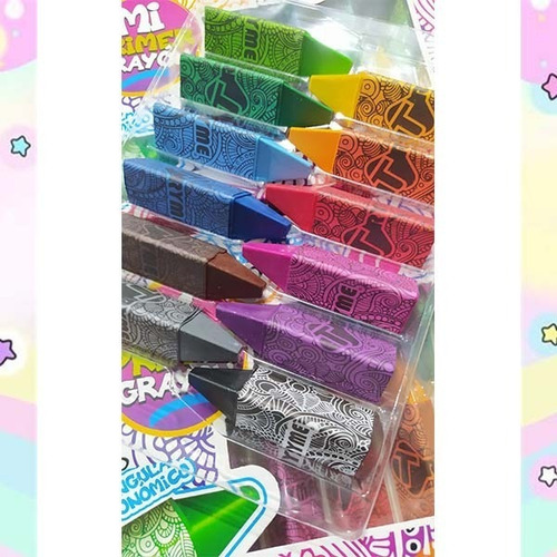 Mi Primer Crayon Jumbo Ergonómicos 12 Pzas Extra Gruesos