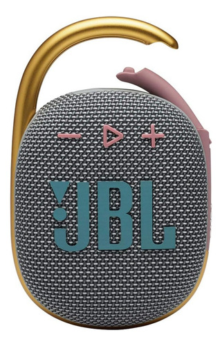 Bocina Bluetooth Jbl Clip 4 Waterproof Gris
