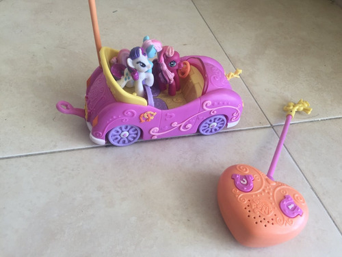 Carrito Control Remoto Little Pony Y 3 Little Ponys*