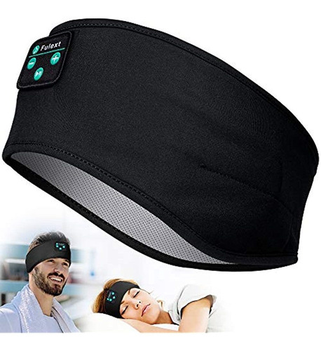 Fulext Sleep Auriculares Bluetooth, Mejora Los Auriculares D Color Black