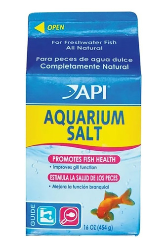 Aquarium Salt 454gr Sal Marina Prevenir Infecciones Peces