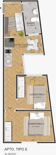 Studio À Venda, 35 M² Por R$ 180.000,00 - Vila Ivg - São Paulo/sp - St0001