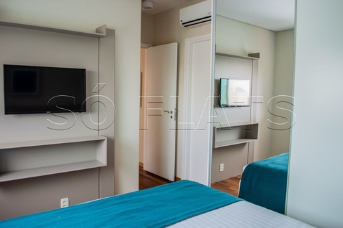 Imagem 10 de 15 de Flat No Paraíso, Com 02 Dorms, Ótima Opção Para Morar Ou Investir - Sf27239