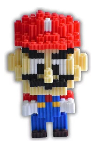 Mini Blocks Armables Mario Rompecabezas 3d 