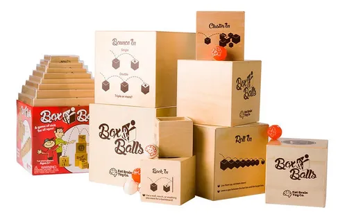 Box N Balls Juego De Creatividad, Coordinacion Fatbrain Toys